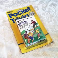 If you can ace this general knowledge quiz, you know more t. Sale Vintage Card Game Hoyle Pocket Trivia Sports Trivia 1984 Etsy Racko Card Game Card Games Timeline Card Game