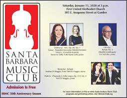 Maybe you would like to learn more about one of these? Santa Barbara Music Club 50th Season The Santa Barbara Independent