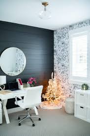 This digital photography of shiplap accent walls bedroom has dimension 1080 x 1620 pixels. Black Shiplap Accent Wall My Office Reveal