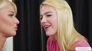 MissLick.com - Big boobs mommy found stepdaughters old and young porn and  gets seduced by the small tits blonde.The busty cougar stepmom facesits and  rims the babe - XNXX.COM