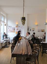 The Large Communal Table Coffee Shop Design Cafe Interior Design Church Cafe