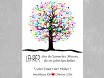 Kunstdruck Baum Lehrer Verabschiedung Geschenke Zum Abschied Abschiedsgeschenk Lehrer Kindergarten Geschenke