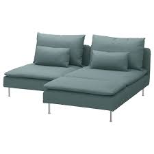 Soderhamn 2er Sofa Mit Recamiere Finnsta Turkis Ikea Osterreich Loft Bed Frame Love Seat Fabric Sofa