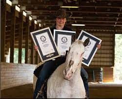 Kinh ngạc con ngựa mù lập 3 kỷ lục thế giới