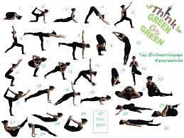30 Daily Yoga Poses Chart Gogreenvibe Vibe
