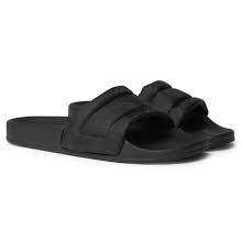Maison margiela 11 card holderblack. Maison Margiela Logo Print Shell Slides Men Black Maison Margiela