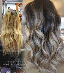 Before And After Hair Transformation Blonde To Dark Hair Hair Transformation Blonde To Dark Hair Balayage Hair Blonde Medium