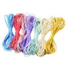7 8pcs Long Straight High Elastic Rubber Band Hair String Diy Hair Rope 2mm Ebay