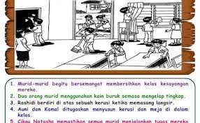 Susun perkataan supaya menjadi ayat yang betul. Kelas Cikgu Dayana Tahun 2 Bina Ayat Dokterandalan