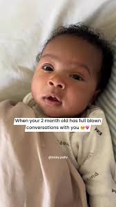 2 month old newborn has full blown conversations with mama 🥺💗 #cutebabies  #motherhood #babyboy #babies #baby #babiesofinstagram #2monthsold #newborn  #pellyfam