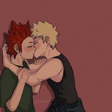 Just wanted to try drawing a kiss 🙃 [insta: tobirono] : r/KiriBaku