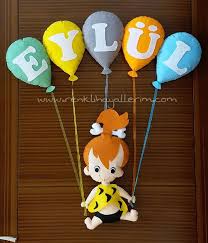 Cakil Kapi Susu Cakil Figurlu Kiz Bebek Odasi Kapi Susu Bebek Bebek Odasi Cicekli Celenk