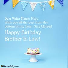 Happy birthday wishes to a brother in law. Happy Birthday Wishes For Brother In Law With Name