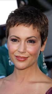 Alyssa Milano Short Hair Styles Very Short Hair Super Short Hair