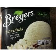 Breyers Natural Vanilla Ice Cream Calories Nutrition Analysis More Fooducate