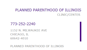 1205242120 Npi Number Planned Parenthood Of Illinois Chicago Il Npi Registry Medical Coding Library Www Hipaaspace Com C 2020