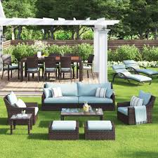 Maybe you would like to learn more about one of these? Three Posts Northridge Wicker Rattan 16 Person Seating Group With Cushions Reviews Wayfair