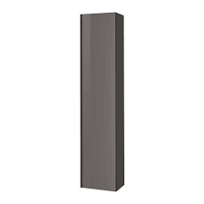 Godmorgon High Cabinet High Gloss Gray 15 3 4x12 5 8x75 5 8 Ikea Ikea Godmorgon Ikea Bathroom Installation