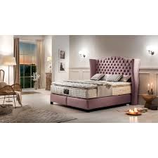 Boxspringbett libery® samt mit fußteil grau 160x200 cm. Boxspringbett Dasia Mit Topper Und Bettkastten Canora Grey Farbe Samt Rosa Liegeflache 180 X 200 Cm Hartegrad Der Matratze H3 Ab Ca 80 Kg Moebel Suchmaschine Ladendirekt De