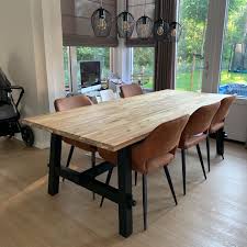 Huisje Op De Veluwe On Instagram Eindelijk Een Nieuwe Tafel De Oude Ging Steeds Meer Piepen Dining Table Design Modern Rustic Dining Table Ikea Dining Room