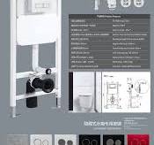 Different Panel Dual Flush Toilet Tank Wall Hung Toilet Hidden Cistern  Concealed Water Tank