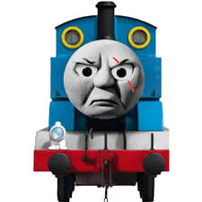 CGI Thomas,James, and Percy with their angry model series faces :  r/thomasthetankengine