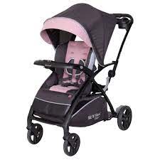 Baby Trend Sit N Stand 5 In 1 Shopper Stroller Cassis Pink Walmart Com