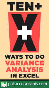 10 Ways To Make Excel Variance Reports And Charts How To