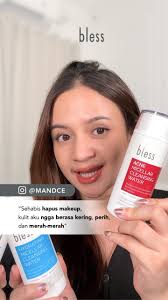 Penasaran dengan rahasia kulit bersih secara tuntas untuk kulit berminyak  dan acne prone?, Yuk, simak honest review dari Kak @mandce tentang  pengalamannya menggunakan Bless Acne Micellar Cleansing ...