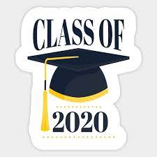 Graduating Hat 2020 2020 Graduates Sticker Teepublic Graduation Poster Graduation Stickers Graduation Printables