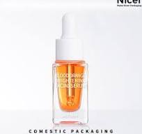 Custom 10ml 15ml thick bottom square shape high quality glass dropper  bottle serum packaging