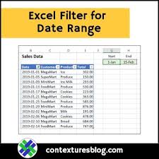 On the data tab, in the sort & filter group, click the filter button. Excel Filter For Date Range 2 Ways Contextures Blog