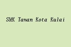 Nisbah bagi guru dan murid adalah 1:15. Smk Taman Kota Kulai Secondary School In Kulai