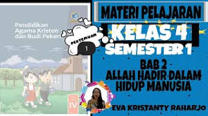 Silabus rpp pendidikan agama kristen dan budi pekerti smp. Pelajaran Agama Kristen Kelas 4 Semester 1