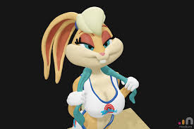 Kristina inflates 2 (space jam. Artstation New Vs Old Lola Bunny 3d Prints Donut Tree