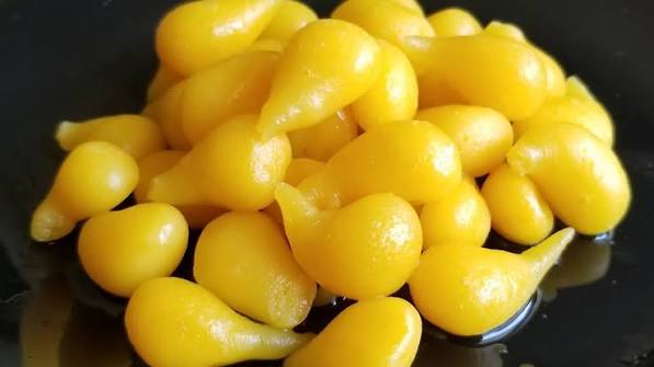 Golden Egg Yolk Drops