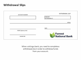 Pin Oleh Syahduna Fadilla Di Withdrawal Slip