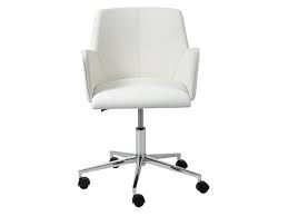 Amazing gallery of interior design and decorating ideas of modern desk chair in bedrooms, closets, living rooms, dens/libraries/offices. White Office Chair With Unique Arms By Euro Style Officedesk Com
