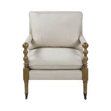 Bloomsbury Market Aibhilin Wooden Armchair Fabric Beige In 2020 Accent Chairs Upholstered Accent Chairs Cheap Leather Chairs