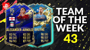 Cristiano ronaldo is the toty 12th player. Fifa 20 Totw 43 Brings Back Toty De Bruyne Alexander Arnold More Dexerto Com