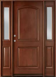 front door custom single with 2 sidelites solid wood with dark mahogany finish classic mod solid wood front door solid wood front entry doors door design