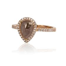 A round brilliant or square princess cut maximizes the sparkle of the diamond, making it an excellent choice for the ring. Chocolate Diamond Slice Ring Arthur Groom Co