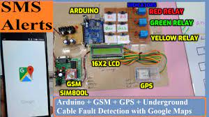 Increased space utilization 3.low voltage to overcome this drawback, the smart underground cable fault detector is used. Gps Gsm Based Underground Cable Fault Detection With Arduino Svskits Svsembedded Contact 9491535690 7842358459
