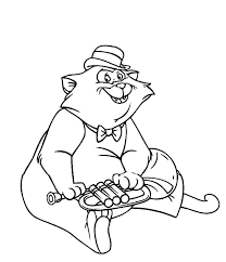 Check spelling or type a new query. The Aristocats The Scat Cat Holding His Trumpet Coloring Pages Bulk Color