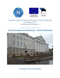 Email how it is supposed to be: Pdf Annual Conference Proceedings Book Of Abstracts At Inaugural Nordic International Business And Export Marketing Conference 2018 3 4 November Tallinn Estonia