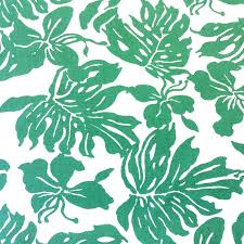 The mix of delightful colors and assorted styles, offer choices for drapery, curtains, bedding and upholstery use. Floral Large Scale Famous Maker Acrylic Outdoor Fabric Green Graphic Print Flowers White Background 735
