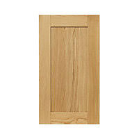 Custom boring is available at additional cost per door (contact customer service) Goodhome Verbena Natural Oak Shaker Highline Cabinet Door W 400mm T 20mm Diy At B Q