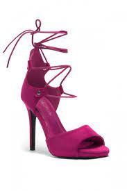 Women S Berry Slanelle 4 Inch Heeled Sandal With Ankle Wrap Laces