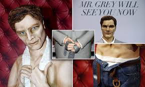 Baker makes life-sized replica of Fifty Shades of Greys Christian Grey |  Daily Mail Online