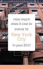 How Much Does It Cost To Move To Nyc In Your 20s Crafty Coin New York City Travel New York Life Nyc